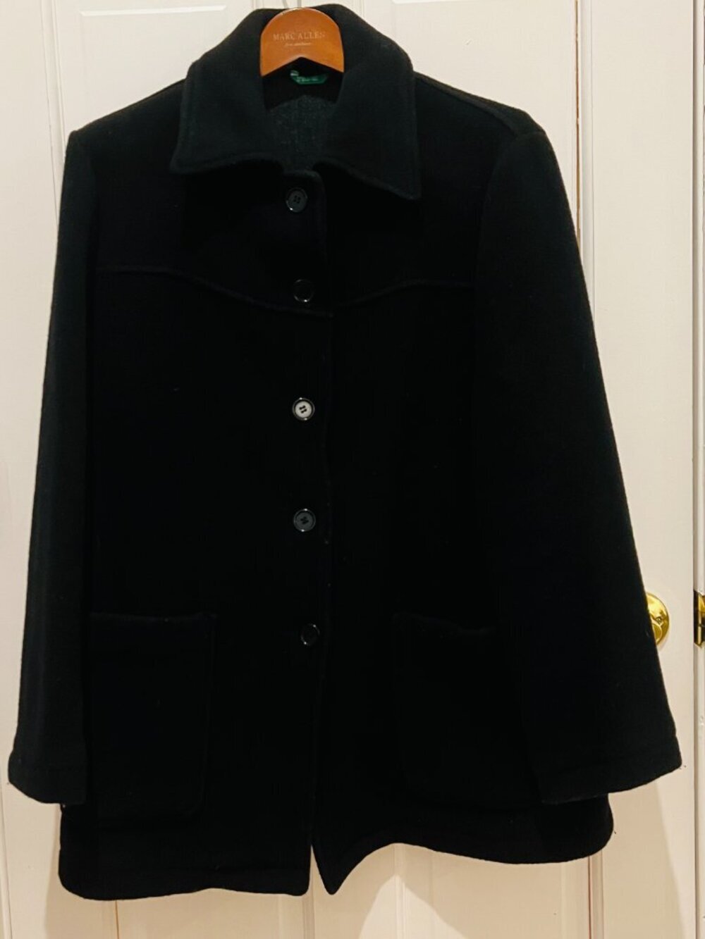 United Colors of Benetton Women's Coat Size Medium Made in Italy